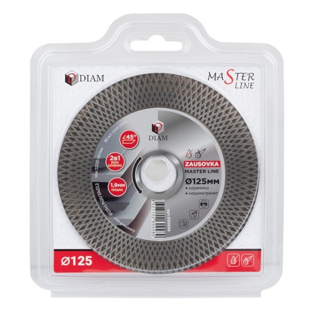 ���� �������� 125x1.9x20/10x22.2 (������������) Master Line ZAUSOVKA Diam (000696)