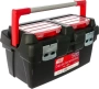 Ящик для инструментов TAYG №500 (500х295х270мм) лоток+2 органайзера в крышке 165009, 165009 Ящик для инструментов TAYG №500 (500х295х270мм) лоток+2 органайзера в крышке 165009
