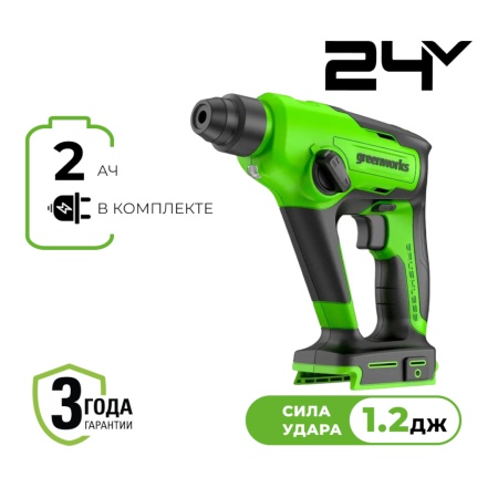 ���������� �������������� Greenworks GD24SDS1K2 (3803107UA) (24�, ����, ��� 2�/� � ��, �����)