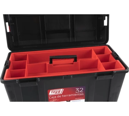 Ящик для инструментов TAYG №32 (480х258х255мм) цвет черный, ручка патент. 132001, 132001 Ящик для инструментов TAYG №32 (480х258х255мм) цвет черный, ручка патент. 132001