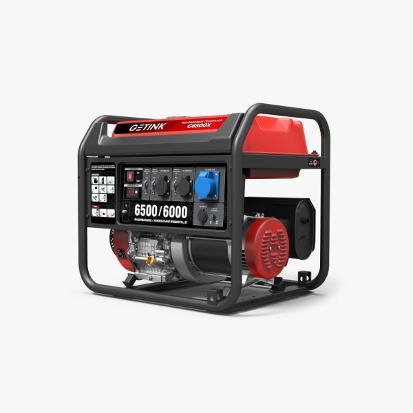Генератор бензиновый GETINK G6500X, 11005 Генератор бензиновый GETINK G6500X