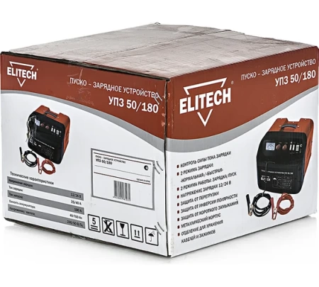 Пуско-зарядное устройство Elitech УПЗ 50/180, УПЗ 50/180 Пуско-зарядное устройство Elitech УПЗ 50/180