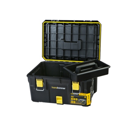 Ящик модульный размер M (525x373x280мм) HANSTORAGE PLUS HANSKONNER (HSP280), HSP280 Ящик модульный размер M (525x373x280мм) HANSTORAGE PLUS HANSKONNER (HSP280)