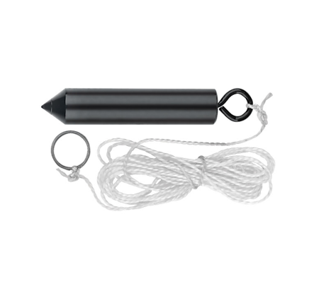 Отвес FIT строительный цилиндрический 300гр со шнуром (04493), 04493 Отвес FIT строительный цилиндрический 300гр со шнуром (04493)