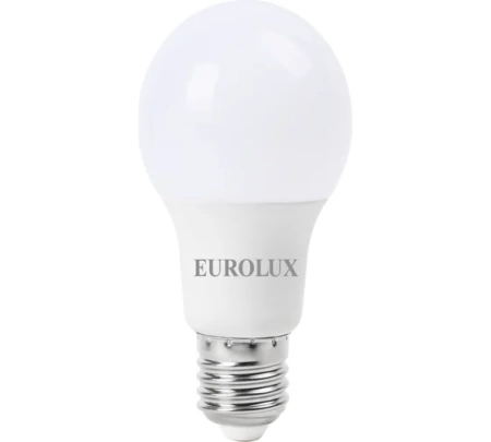Лампа светодиодная EUROLUX LL-E-A60-9W-230-2,7K-E27, 76/2/13 Лампа светодиодная EUROLUX LL-E-A60-9W-230-2,7K-E27