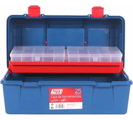Ящик для инструментов TAYG №25 (400х206х188мм) синий, футляр (125003), 125003 Ящик для инструментов TAYG №25 (400х206х188мм) синий, футляр (125003)