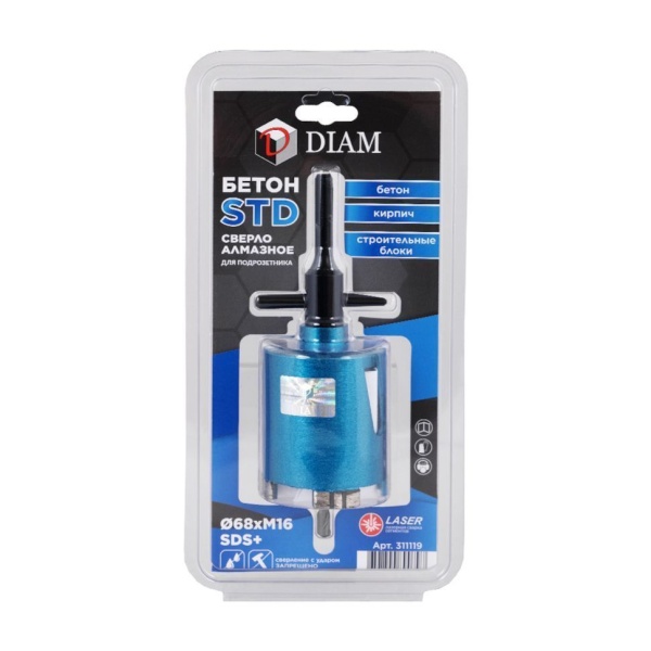  DIAM 68x4xM16   SDS+ ( ) STD (311119)