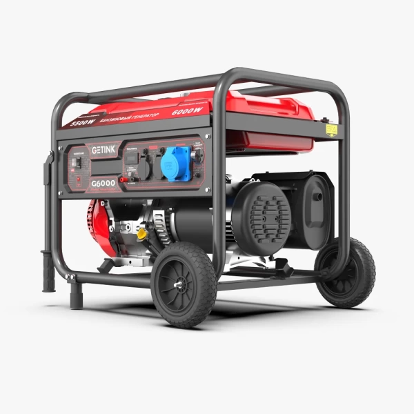 Генератор бензиновый GETINK G6000 (6,0кВт, 1-Ф, ручной стартер) 11021, 11021 Генератор бензиновый GETINK G6000 (6,0кВт, 1-Ф, ручной стартер) 11021