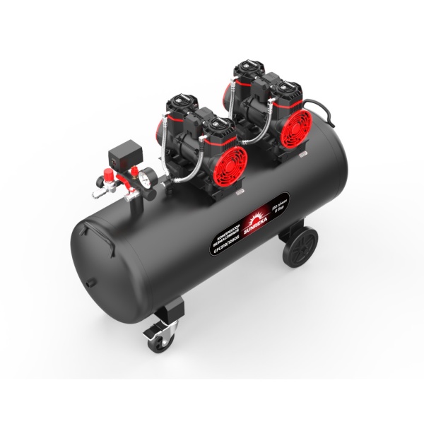 Компрессор SUNREKA GFC510/120DS 216117 (2900Вт, 510л/мин, 120л, 8бар, безмасляный), 216117 Компрессор SUNREKA GFC510/120DS 216117 (2900Вт, 510л/мин, 120л, 8бар, безмасляный)