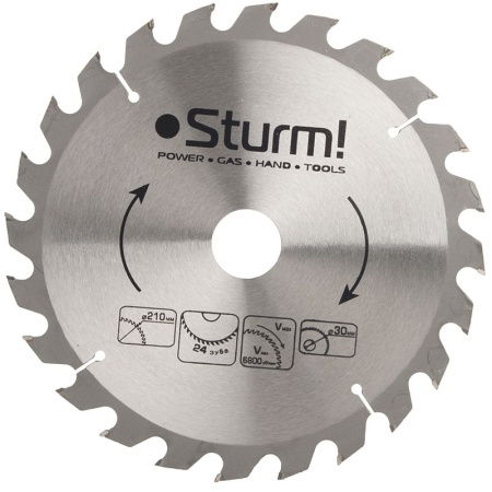 Диск пильный STURM 210х30х24T (9020-210-30-24T), 9020-210-30-24T Диск пильный STURM 210х30х24T (9020-210-30-24T)
