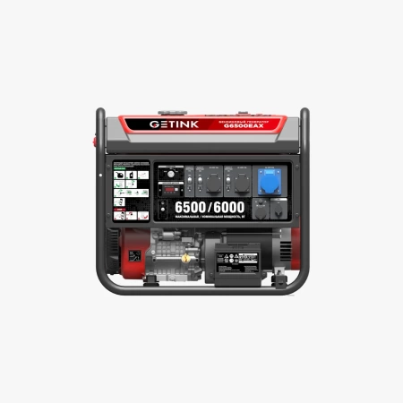 Генератор бензиновый GETINK G6500EAX, 11006 Генератор бензиновый GETINK G6500EAX