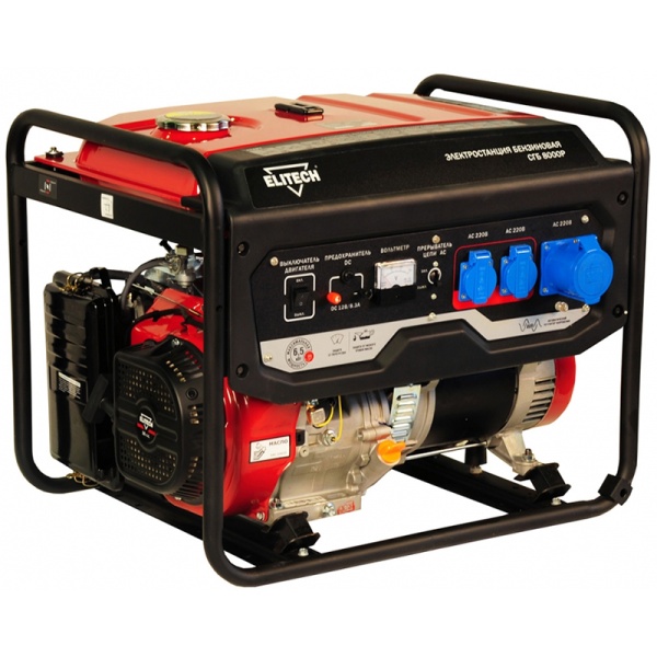 Бензогенератор Elitech СГБ 8000Р Бензогенератор Elitech СГБ 8000Р
