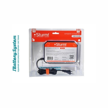 Зарядное устройство STURM SBC2004 (1BatterySystem18V, 4,5А, система охлаждения), SBC2004 Зарядное устройство STURM SBC2004 (1BatterySystem18V, 4,5А, система охлаждения)