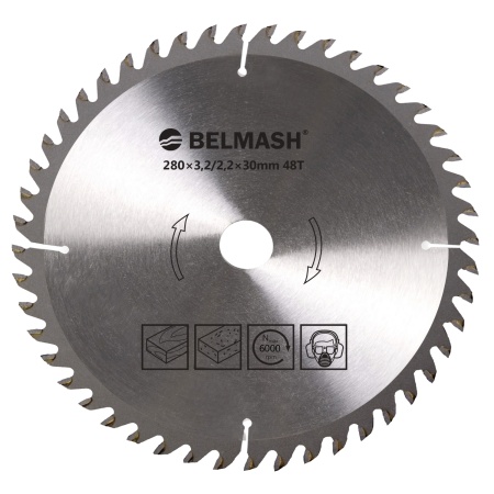 Диск пильный Белмаш 280х3,0/2,0х30ММ 48Т (RD112A), RD112A Диск пильный Белмаш 280х3,0/2,0х30ММ 48Т (RD112A)