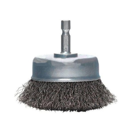 Щетка-насадка Makita D 75мм, тип "чашка", шестигранник 1/4 P-66905, P-66905 Щетка-насадка Makita D 75мм, тип "чашка", шестигранник 1/4 P-66905