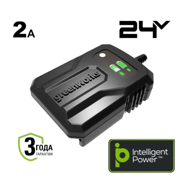 Зарядное устройство GREENWORKS G24UC2 (24В, 2А) 2946207, 2946207 Зарядное устройство GREENWORKS G24UC2 (24В, 2А) 2946207