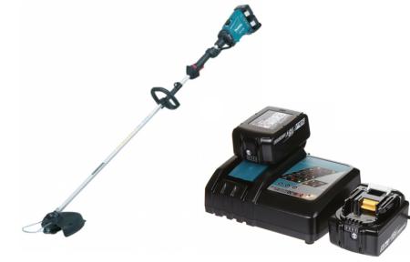 Триммер аккумуляторный Makita DUR369LZ+2хBL1850B+DC18RC, DUR369LZ+DC18RC+2хBL1850B Триммер аккумуляторный Makita DUR369LZ+2хBL1850B+DC18RC
