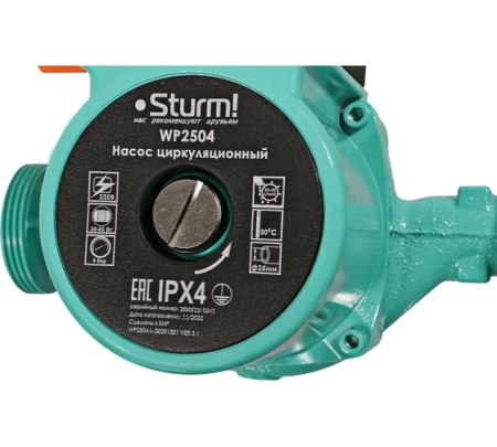 Насос циркуляционный STURM WP2504, WP2504 Насос циркуляционный STURM WP2504