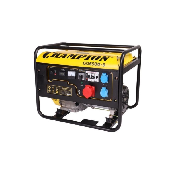 Генератор бензиновый Champion GG6500-3, GG6500-3 Генератор бензиновый Champion GG6500-3