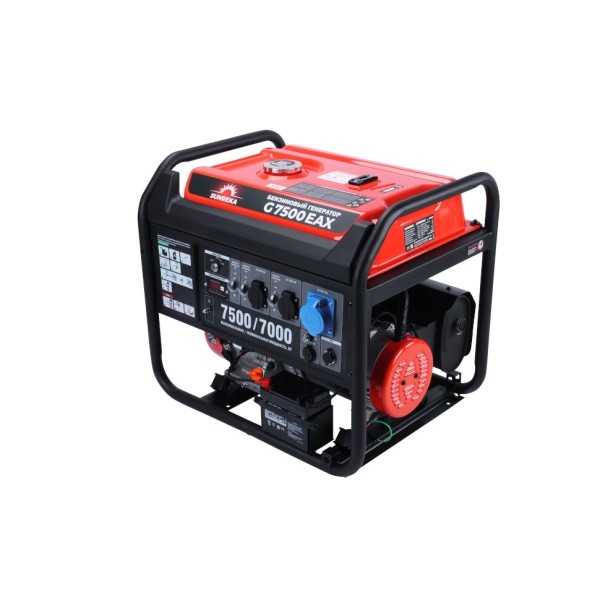 Генератор бензиновый SUNREKA G7500EAX (7,5кВт, 1-Ф, электростартер) 211008, 211008 Генератор бензиновый SUNREKA G7500EAX (7,5кВт, 1-Ф, электростартер) 211008