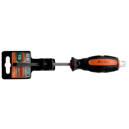 Отвертка шлицевая STURM 1040-15-SL5-100, 1040-15-SL5-100 Отвертка шлицевая STURM 1040-15-SL5-100
