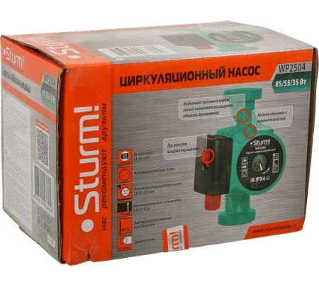 Насос циркуляционный STURM WP2504, WP2504 Насос циркуляционный STURM WP2504
