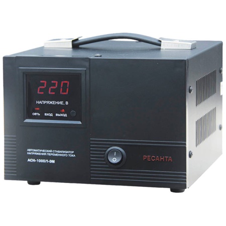Стабилизатор Ресанта АСН-1000/1-ЭM, 63/1/2 Стабилизатор Ресанта АСН-1000/1-ЭM