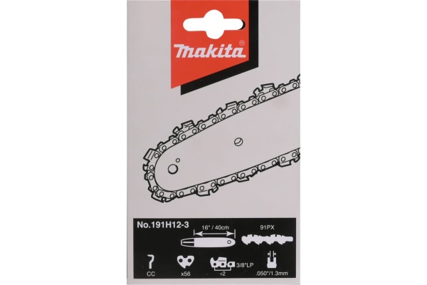 Цепь 56зв, 3,8"-1,3мм Makita (91PX), 191H12-3 Цепь 56зв, 3,8"-1,3мм Makita (91PX)