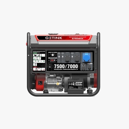 Генератор бензиновый GETINK G7500EAX, 11008 Генератор бензиновый GETINK G7500EAX