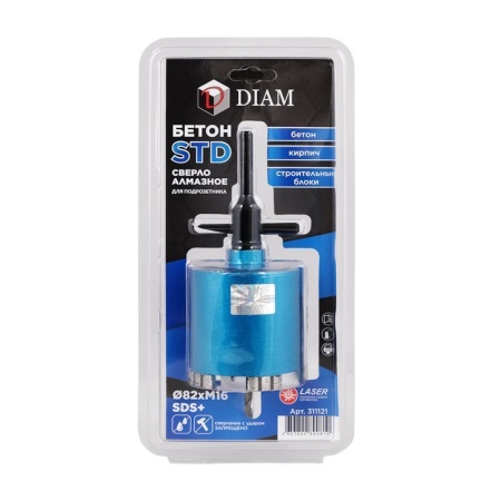  DIAM 82x5xM16   SDS+ ( ) STD (311121)