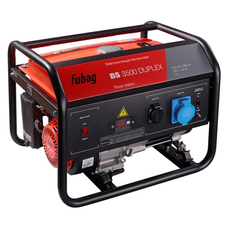 Генератор бензиновый FUBAG BS 3500 Duplex (431249), 431249 Генератор бензиновый FUBAG BS 3500 Duplex (431249)