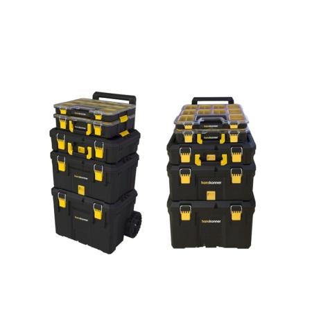 Набор ящиков системы хранения HANSTORAGE PLUS (5шт) на колесах HANSKONNER (HSP5KIT), HSP5KIT Набор ящиков системы хранения HANSTORAGE PLUS (5шт) на колесах HANSKONNER (HSP5KIT)