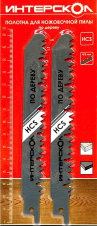 Полотно для саб. пилы ИНТЕРСКОЛ 152х129х4,0/6,0мм по дереву (2шт/уп), 2210912900401 Полотно для саб. пилы ИНТЕРСКОЛ 152х129х4,0/6,0мм по дереву (2шт/уп)