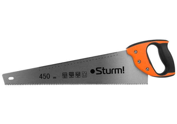 Ножовка по дереву 450мм STURM 1060-02-HS18, 1060-02-HS18 Ножовка по дереву 450мм STURM 1060-02-HS18