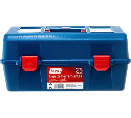 Ящик для инструментов TAYG №23 (356х184х163мм) синий, футляр (123009), 123009 Ящик для инструментов TAYG №23 (356х184х163мм) синий, футляр (123009)