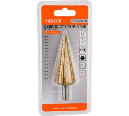     STURM 1055-S430 (4-30,  2, HSS+TIN)