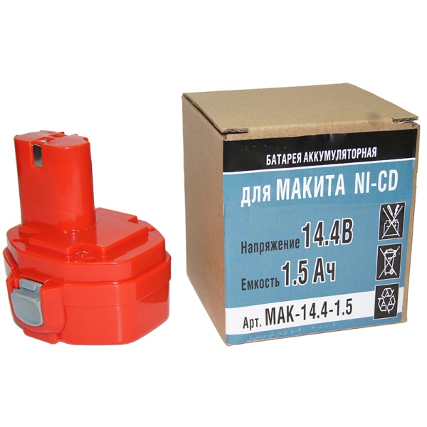 Батарея Makita Ni-CD 14,4В, 1,5А/ч Батарея Makita Ni-CD 14,4В, 1,5А/ч