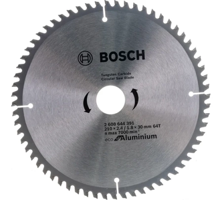 Диск пильный BOSCH 210х30х64T ECO MM, 2608641803 Диск пильный BOSCH 210х30х64T ECO MM