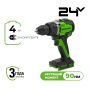 ���������� �������������� Greenworks GD24DD90 (3707507CUB) (24V, ����, 45/90 ��, ���x4�� � ��)