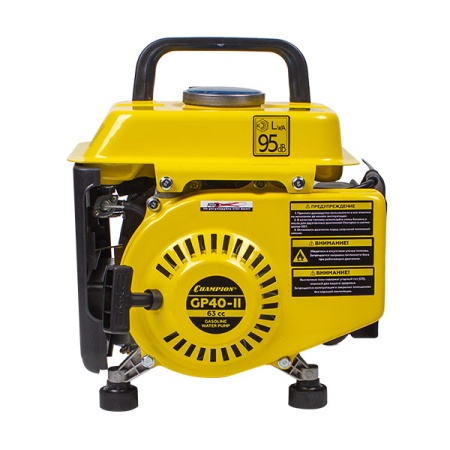 Мотопомпа для чистой воды CHAMPION GP40-II, GP40-II Мотопомпа для чистой воды CHAMPION GP40-II
