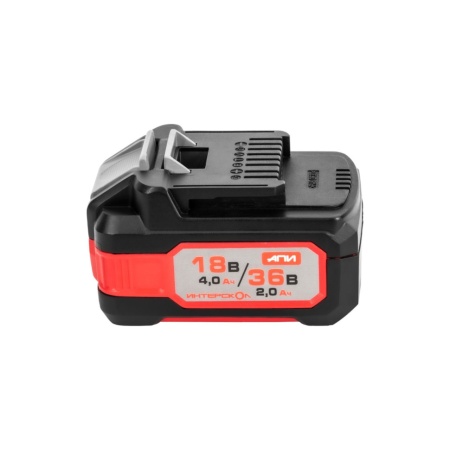 Аккумулятор ИНТЕРСКОЛ АПИМАКС-4(2)/18(36)И, 18В-4Ач, 36В-2Ач, Li-lon, с индикацией заряда (2400.204), 2400.204 Аккумулятор ИНТЕРСКОЛ АПИМАКС-4(2)/18(36)И, 18В-4Ач, 36В-2Ач, Li-lon, с индикацией заряда (2400.204)