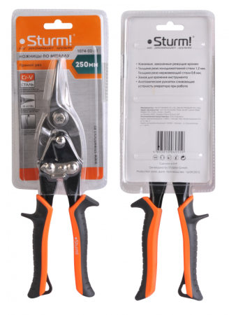 Ножницы по металлу STURM 1074-02-01, 1074-02-01 Ножницы по металлу STURM 1074-02-01