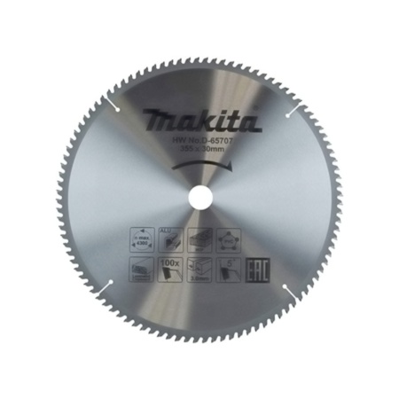 ���� ������� �� �������� 355x30 ��, 100 ������ Makita (D-65707)