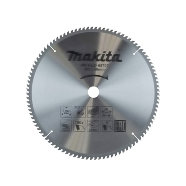 ���� ������� �� �������� 355x30 ��, 100 ������ Makita (D-65707)
