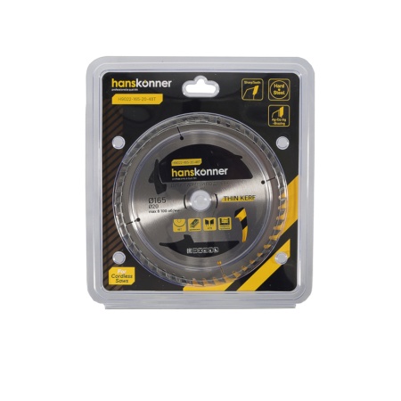 ���� ������� �� ������ 165x20 ��, 48 ������ Thin Kerf Hanskonner (H9022-165-20-48T)