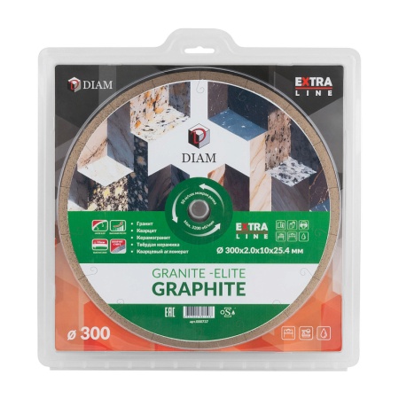 ���� �������� 300x2x10x25.4 (������) Granite-Elite Graphite Diam (000737)