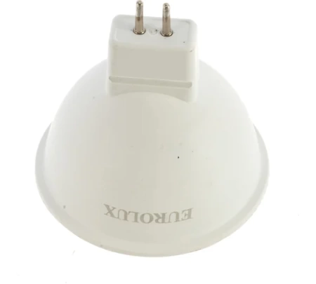 Лампа светодиодная EUROLUX LL-E-MR16-7W-230-2,7K-GU5.3, 76/2/23 Лампа светодиодная EUROLUX LL-E-MR16-7W-230-2,7K-GU5.3