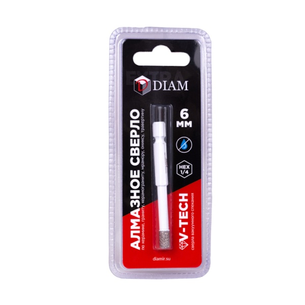     6x351/4 HEX-E DIAM Extra Line V-TECH (320325)