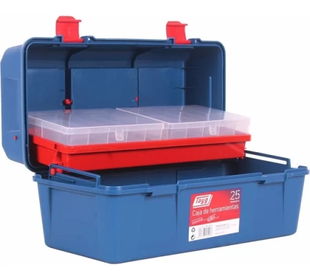 Ящик для инструментов TAYG №25 (400х206х188мм) синий, футляр (125003), 125003 Ящик для инструментов TAYG №25 (400х206х188мм) синий, футляр (125003)