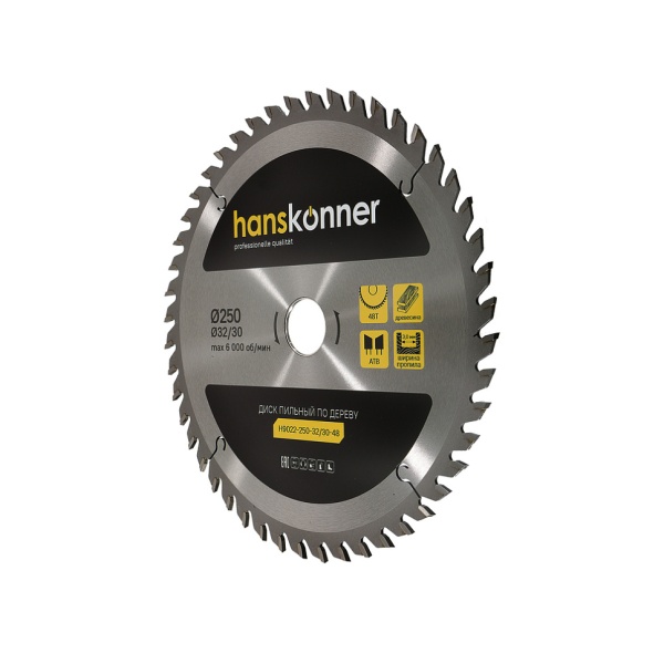 ���� ������� �� ������ 250x32/30��, 48 ������ Hanskonner (H9022-250-32/30-48)